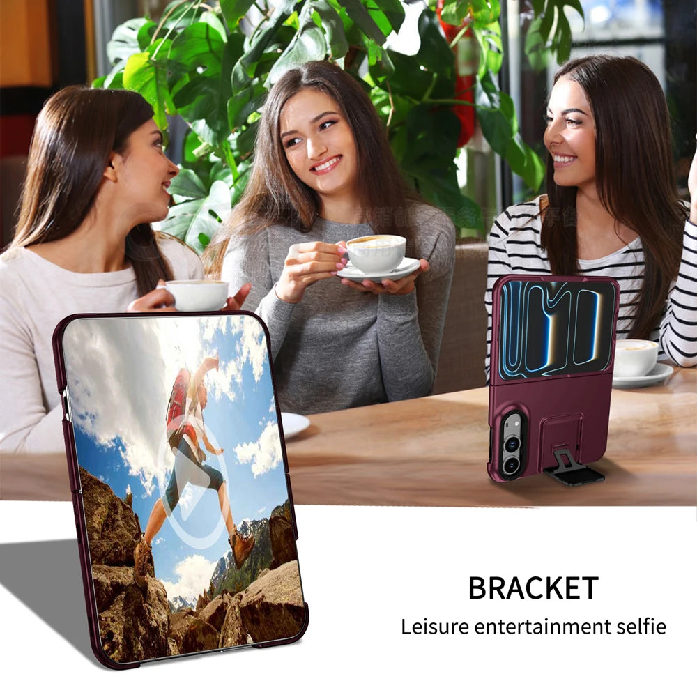 Matte Hard PC Kickstand Case with Dual-Angle Viewing for iPhone Duo