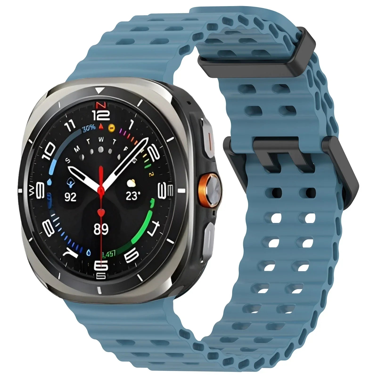 Breathable Ocean Silicone Band for Samsung Galaxy Watch Ultra and Samsung Galaxy Watch Ultra (2025)