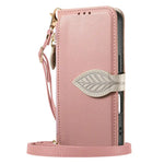 Google Pixel 9 Series Luxury Leather Crossbody Wallet Case (Long Strap)