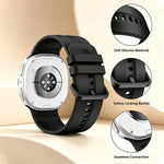 Silicone Sport Replacement Band for Galaxy Watch 8 &  Galaxy Watch 8 Classic