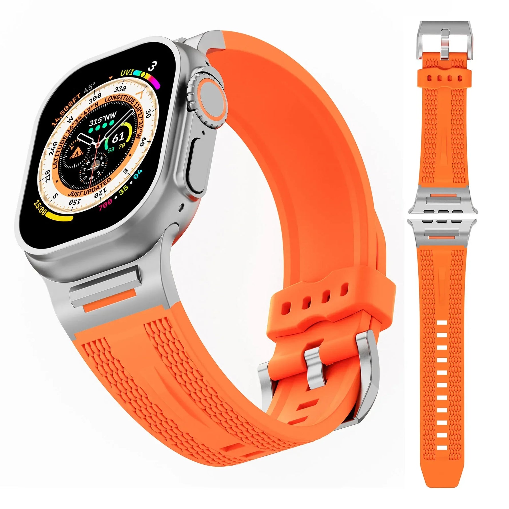 Flexible Silicone Elastic Sports Band for Apple Watch