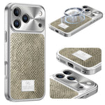 Snake Pattern Leather MagSafe Case for iPhone 17 Series