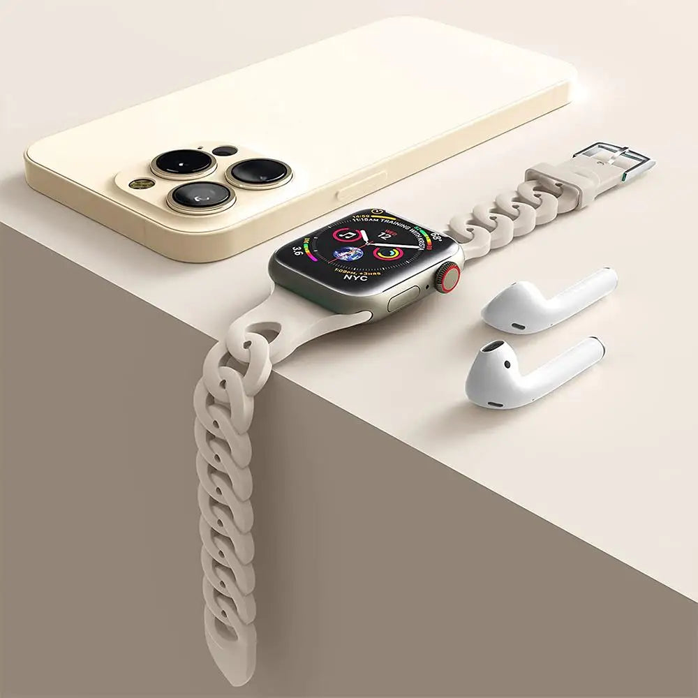 Cute Doughnut Silicone Band for Apple Watch