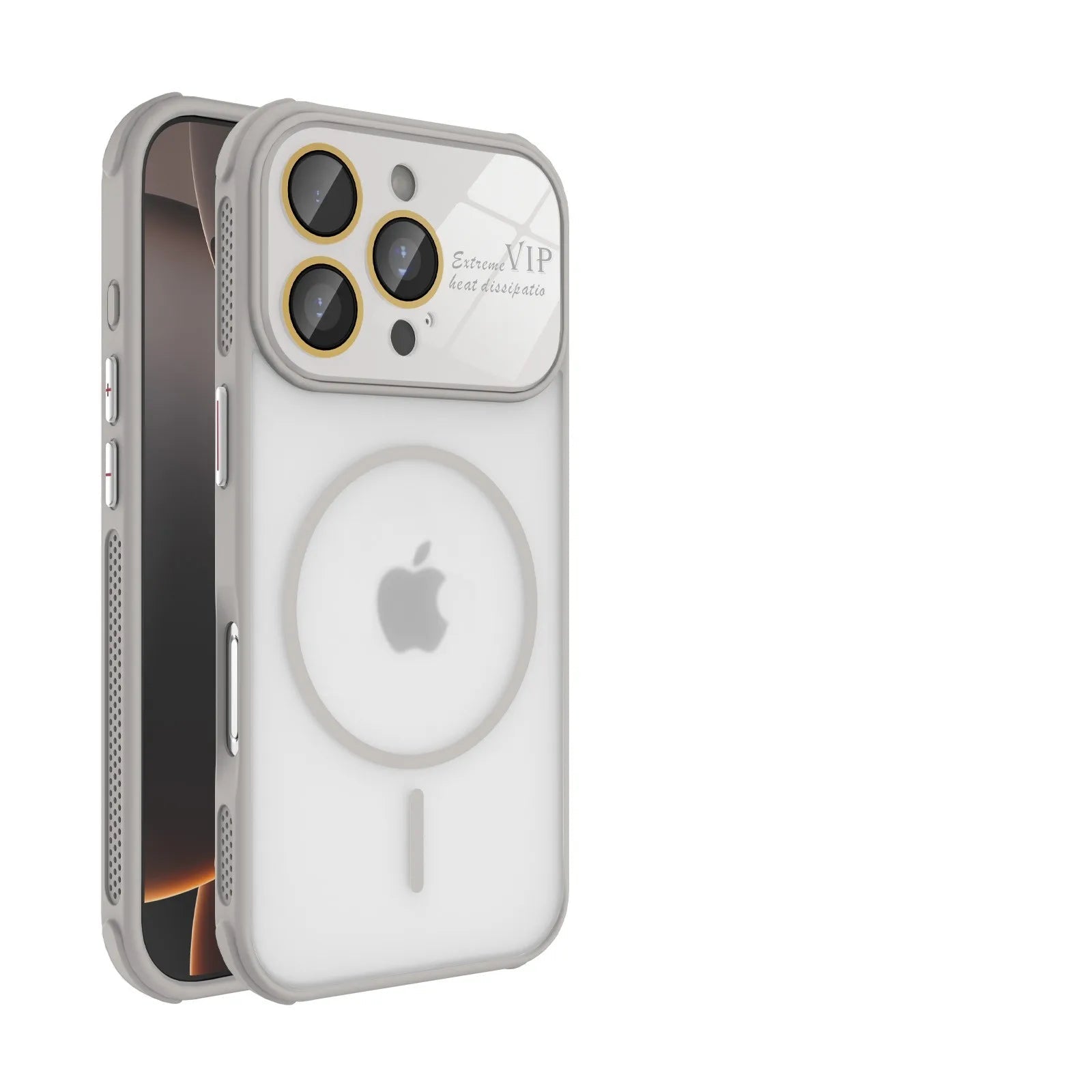 Luxury Skin-Feel Transparent MagSafe Case for iPhone 17 Series