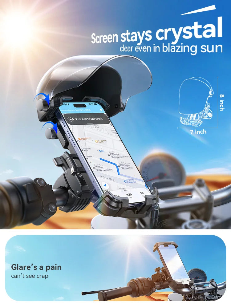 Bike Phone Holder Mount With 360° Rotating Bracket
