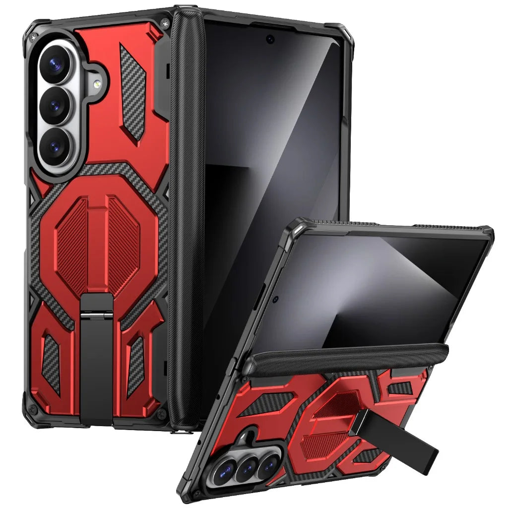 Heavy-Duty Magnetic Case with Kickstand for Samsung Galaxy Z Fold 8 Ultra