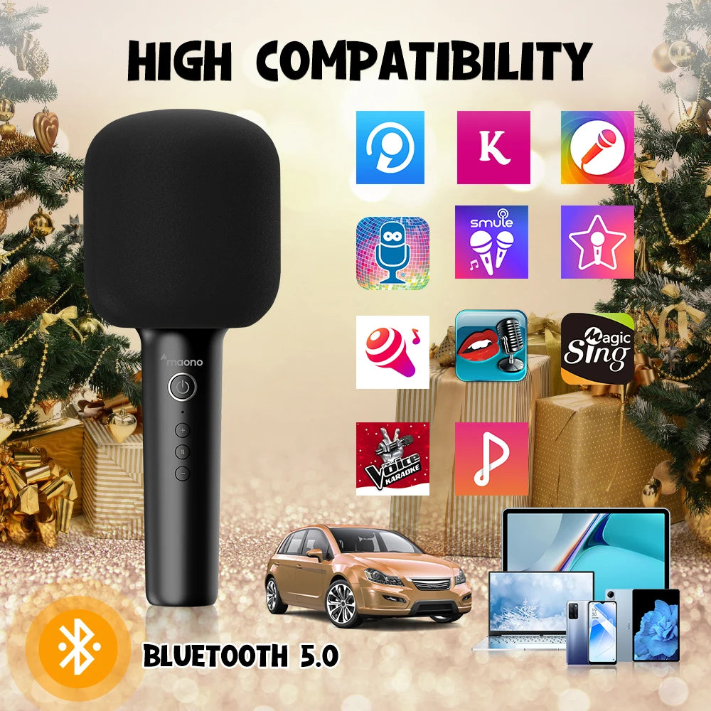 Maono MKP100 Wireless Bluetooth Karaoke Microphone