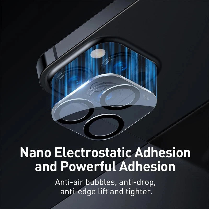 2-Pack Tempered Glass Camera Lens Protector for iPhone 16 Series