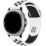 Dual Color Soft Silicone Sport Band for Samsung Galaxy Watch 8 & Galaxy Watch 8 Classic