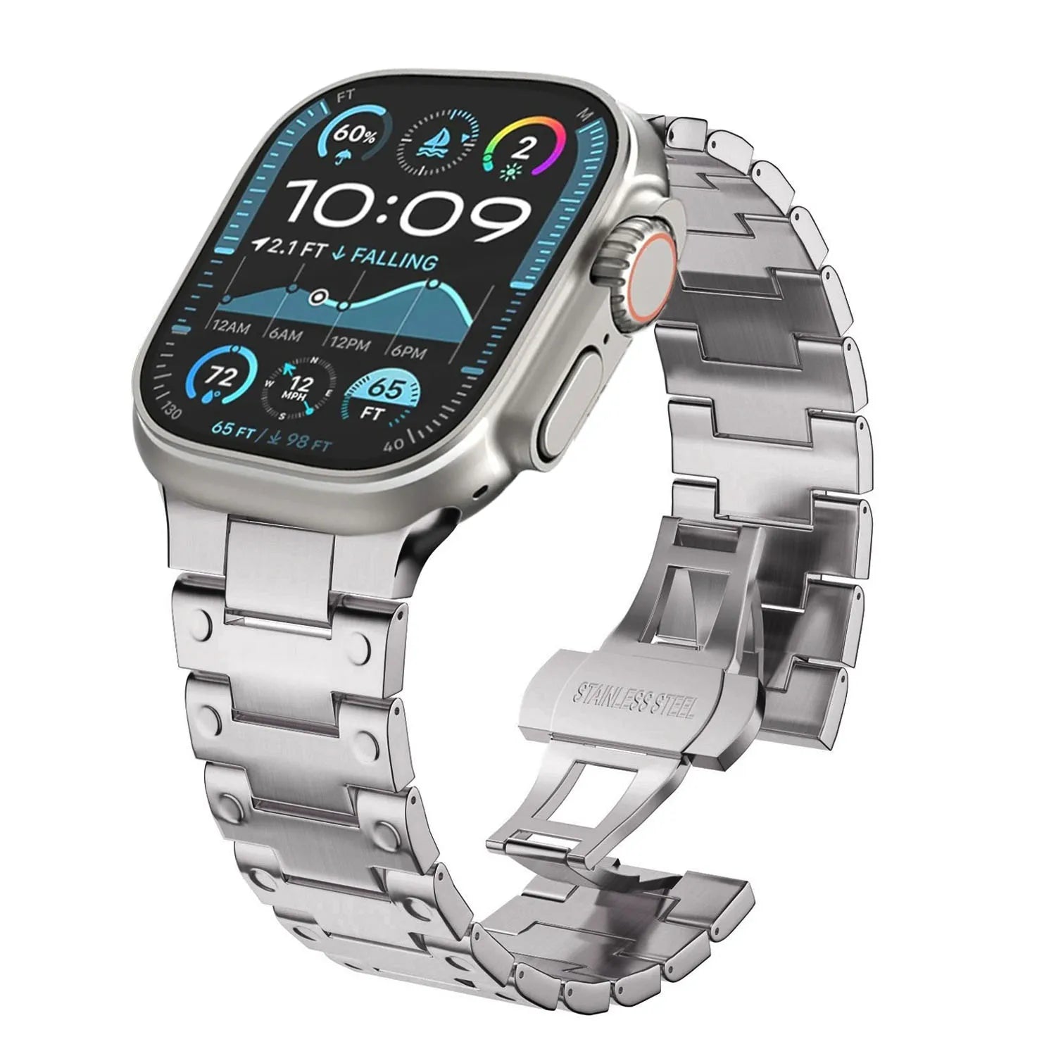 Luxury Metal Link Strap for Apple Watch