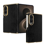 Luxury Velvet Texture Leather Protective Case for Samsung Galaxy Z Fold 8