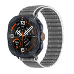 Breathable Nylon Fabric Watch Band with Hook-and-Loop Fastener for Samsung Galaxy Watch Ultra 2