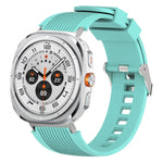 Stripe Textured Silicone Wristband for Samsung Galaxy Watch Ultra and Samsung Galaxy Watch Ultra (2025)