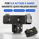 Magnetic Quick-Release Foldable Mounting Plate for DJI Osmo Action 6 NANO