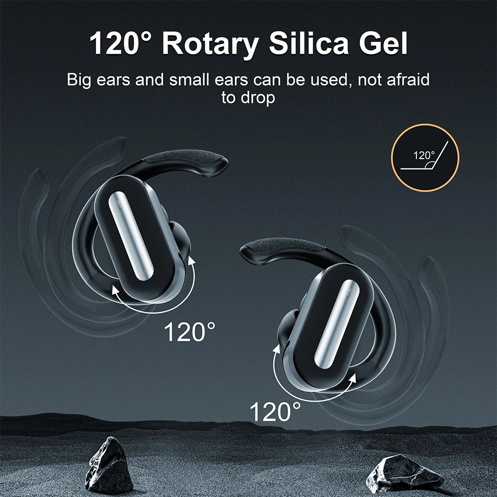 Mpow SP36 TWS Bluetooth 5.4 Sports Earphones with Earhook