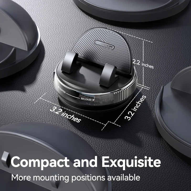 Silicone Non-Slip Car Phone Mount Holder With 360° Rotation