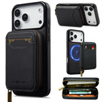 Premium Detachable MagSafe Case with Zipper Storage for iPhone 17 Series