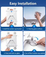 Starlink Mini Windshield Mount With Four Vacuum Suction Cups