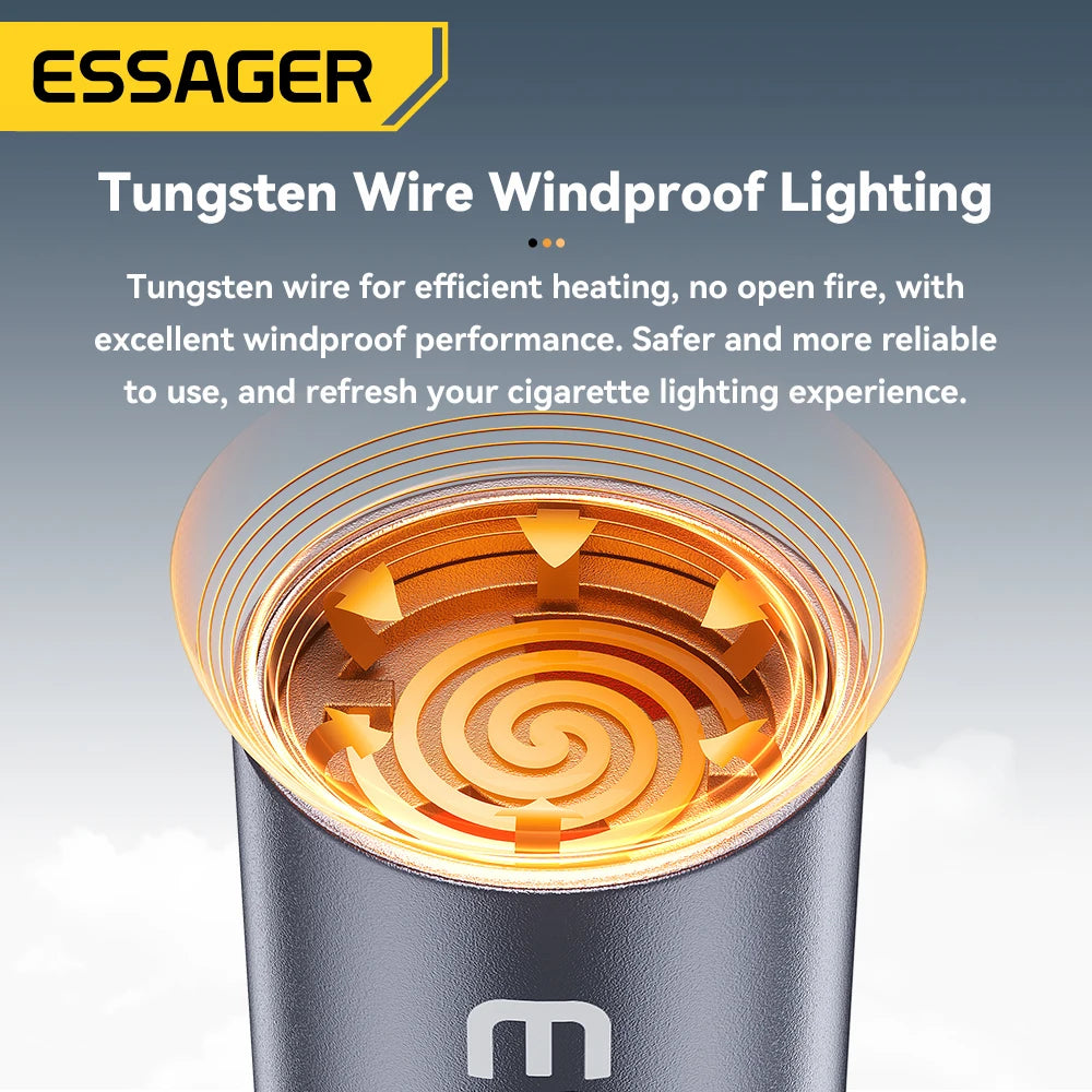 Essager USB-C Rechargeable Flameless Lighter