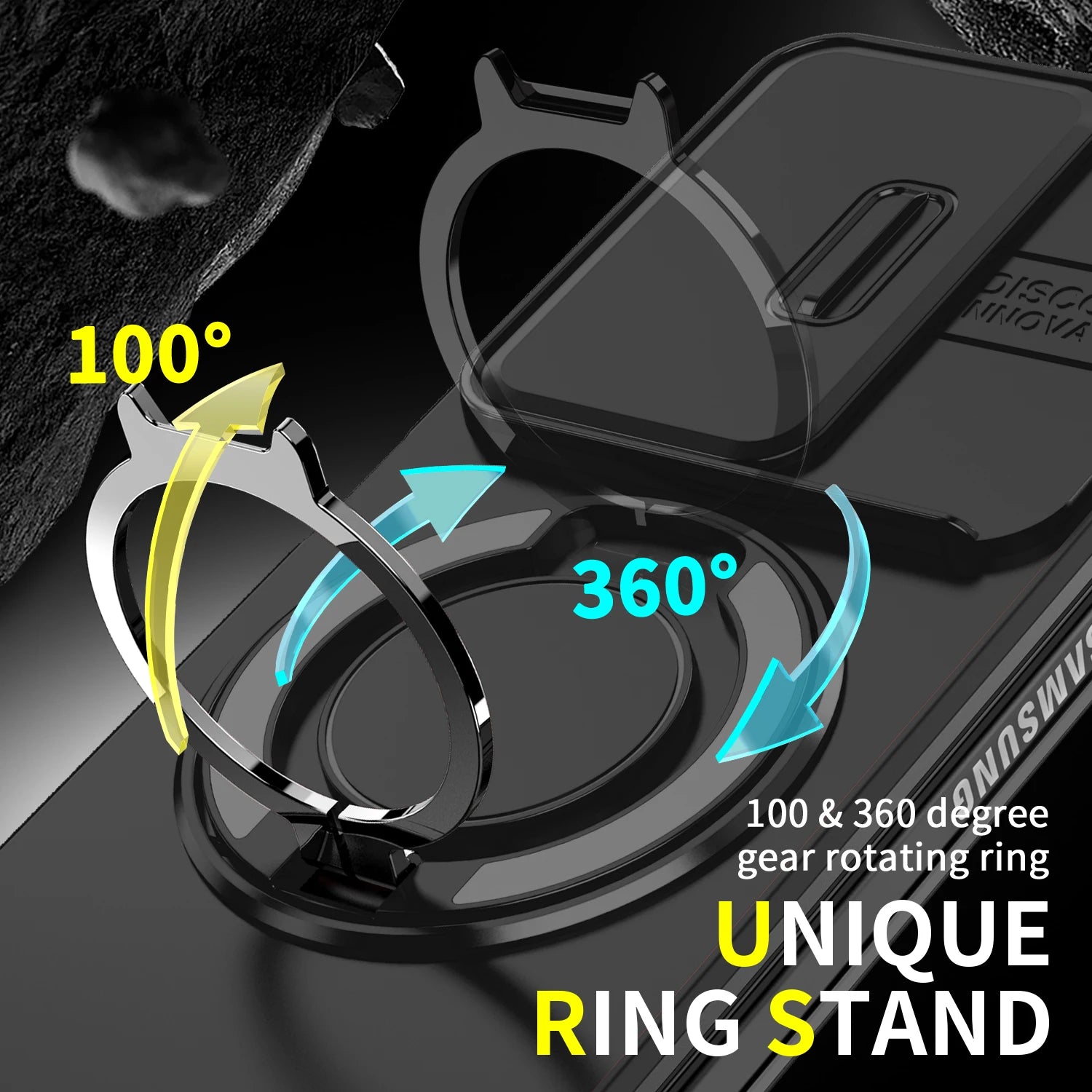 Luxury Hard Magnetic Case with Foldable Kickstand for Samsung Galaxy Z Fold 6