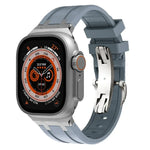 Apple Watch Flexible Rubber Band with Secure Clasp