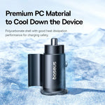 Baseus 30W Dual-Port Car Charger with USB-C PD Fast Charging