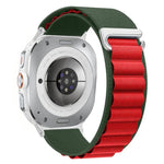 Breathable Nylon Weave Watch Band with Metal C-Hook Closure for Samsung Galaxy Watch Ultra 2