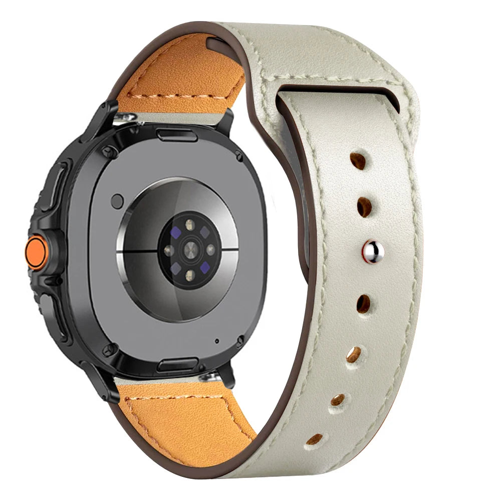 Comfortable Leather Wrist Strap for Samsung Galaxy Watch 8 / Galaxy Watch 8 Classic