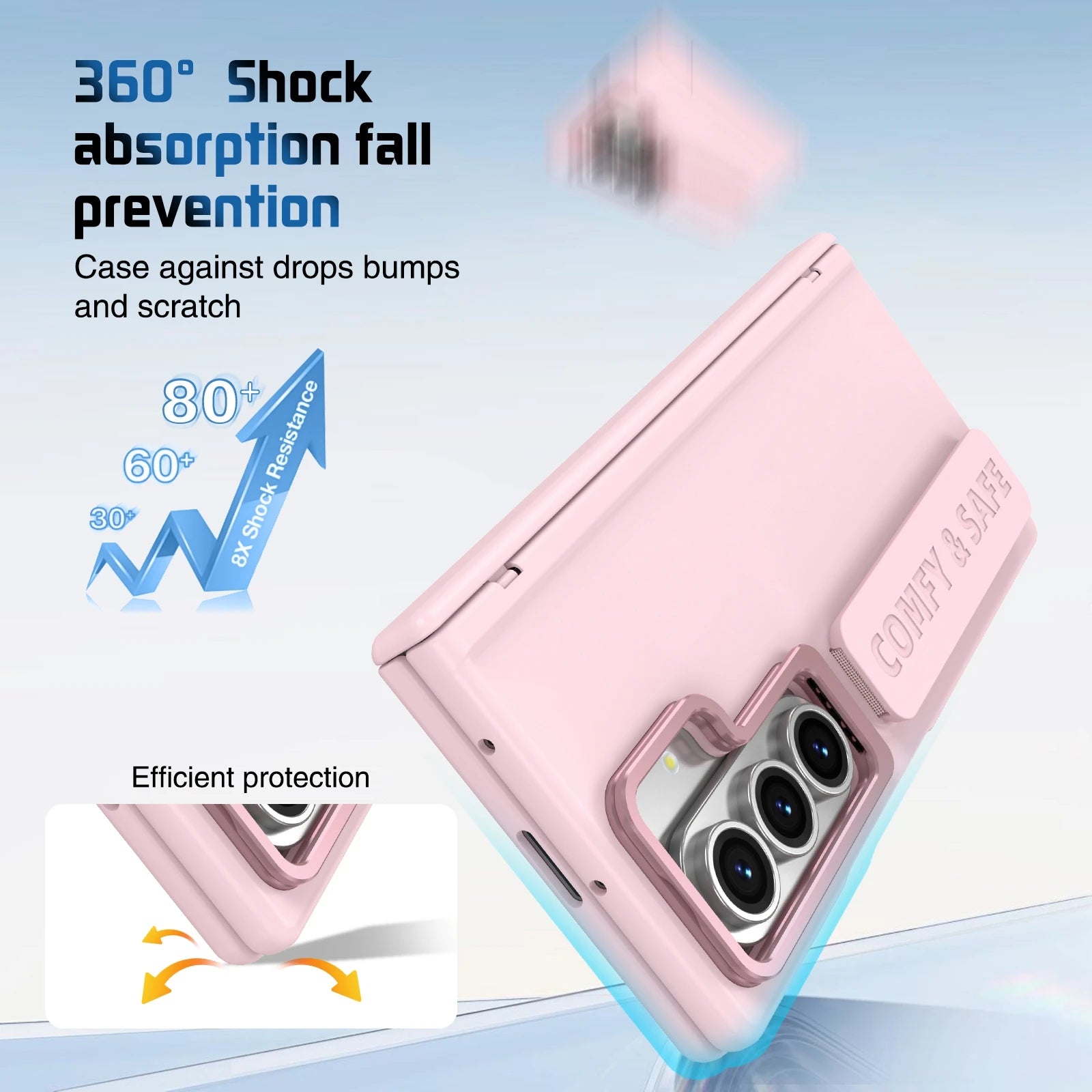 Full Hinge Protection Case with Screen Protector for Samsung Galaxy Z Fold 6