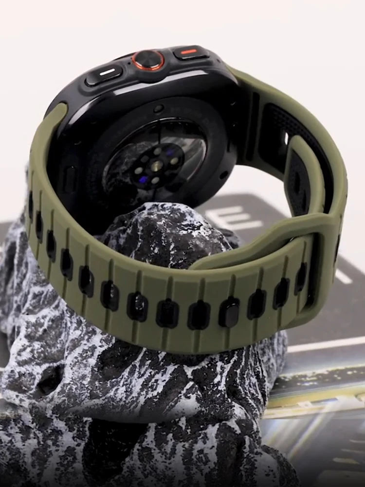 Sport Silicone Straps for Samsung Galaxy Watch Ultra and Samsung Galaxy Watch Ultra (2025)