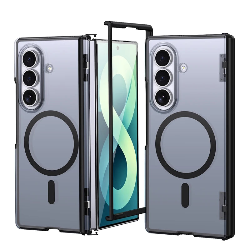 Shockproof Transparent Hinge Protection Case for Samsung Galaxy Z Fold 8 Ultra