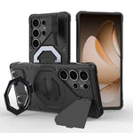 Modern Hybrid Armor Case with Privacy Lens Shield & Multi-Stand for Samsung Galaxy S26 Series