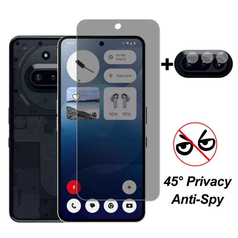 Anti-Spy Tempered Glass Screen Protector for Nothing Phone 3a