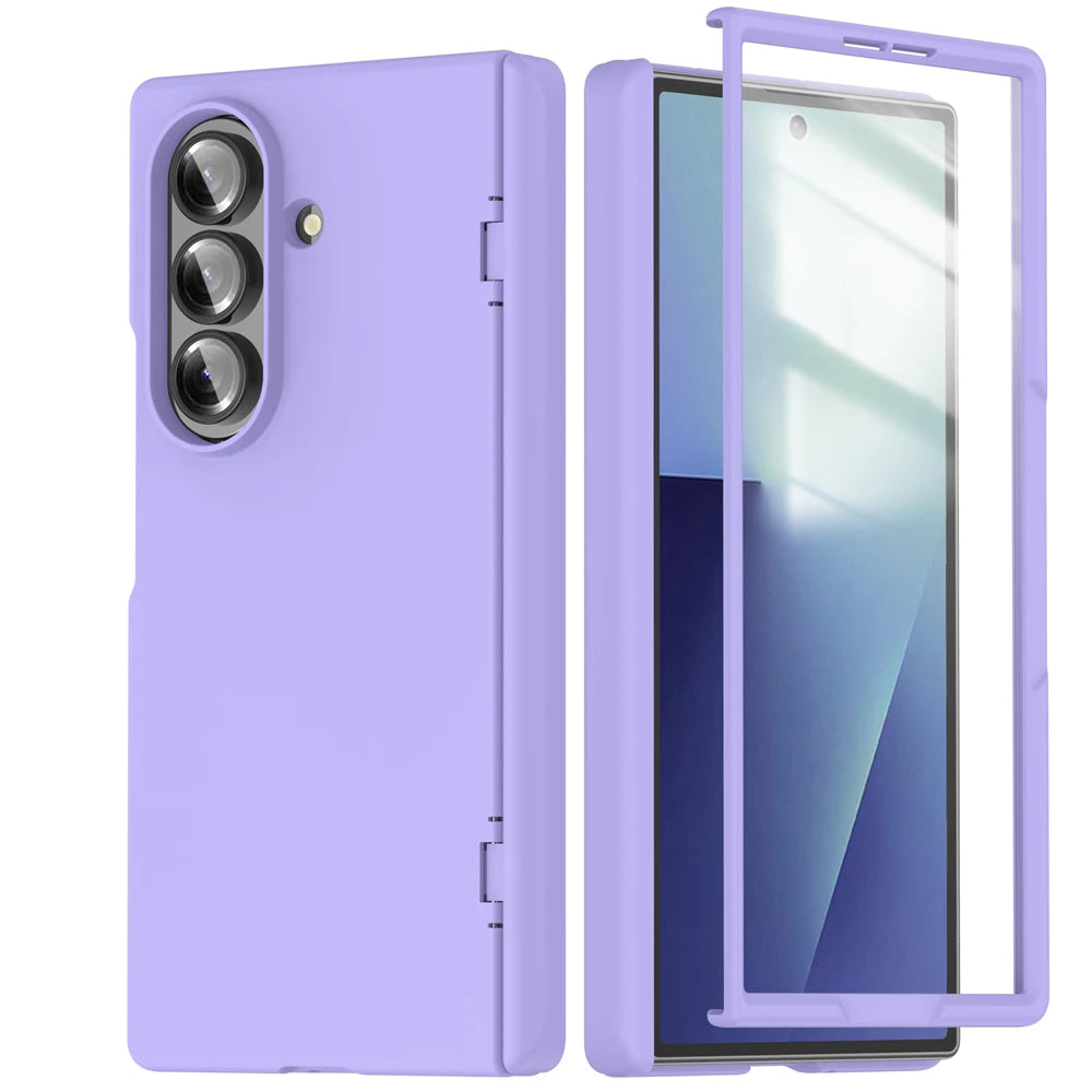 Premium Matte Magnetic Hard Case with Screen Film for Samsung Galaxy Z Fold 7