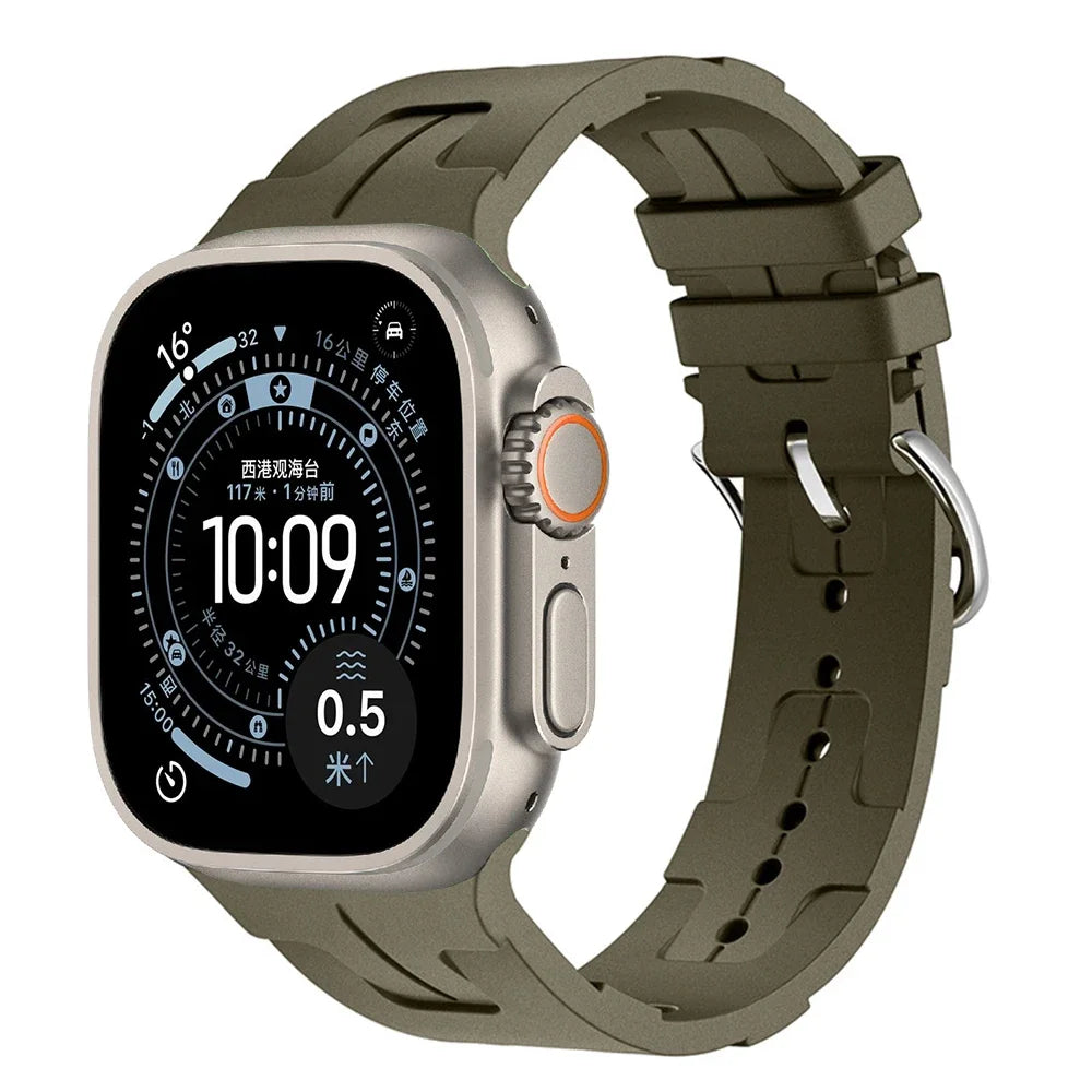 Kilim Design Silicone Band for Apple Watch