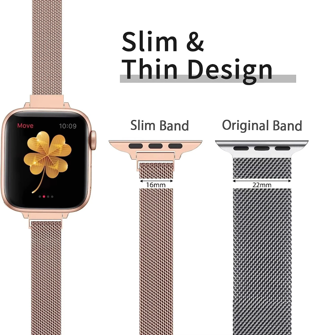 Woven Mesh Magnetic Clasp Watch Band for Samsung Galaxy Watch 8 & Galaxy Watch 8 Classic