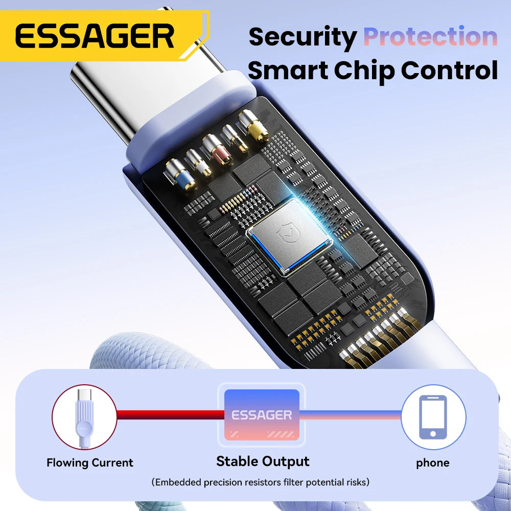 Essager 60W PD USB-C Color Charging Cable