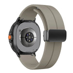 Silicone Magnetic Buckle Strap for Samsung Galaxy Watch 8 /  Galaxy Watch 8 Classic