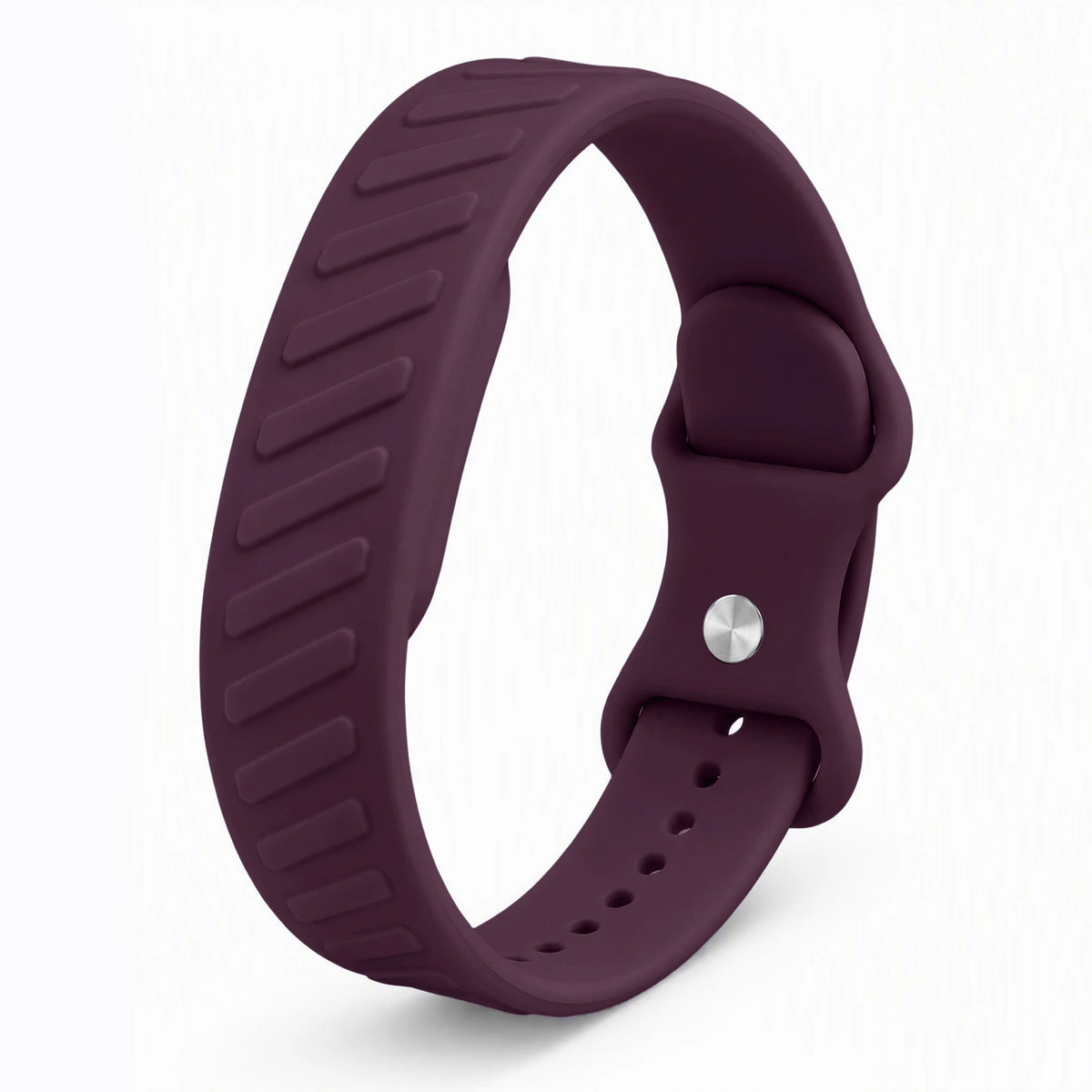Textured Silicone Loop Strap with Adjustable Fit for Google Fitbit Air