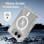Clear Acrylic MagSafe Case with Shockproof Drop Protection for iPhone Duo
