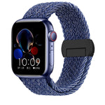 Stretchable Braided Solo Loop with Magnetic Closure for Apple Watch