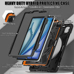 Shockproof Hybrid Kickstand Case with 360° Rotating Handle for iPad Pro M5 (2025)