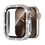 Apple Watch Protective Diamond Bumper Case with Built-in Tempered Glass