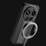 Glossy Litchi Leather Camera Protection Case for Xiaomi 17 Ultra