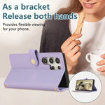 Crossbody Leather Wallet Case for Samsung Galaxy S24 Series