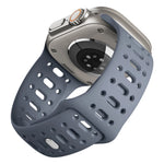 Perforated Silicone Sport Band with Ventilation Holes for Apple Watch