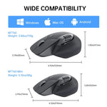 Rapoo MT760L Multi-Device Ergonomic Wireless Mouse
