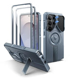 Samsung Galaxy S26 Ultra Heavy Duty Armor Magnetic Case with Kickstand