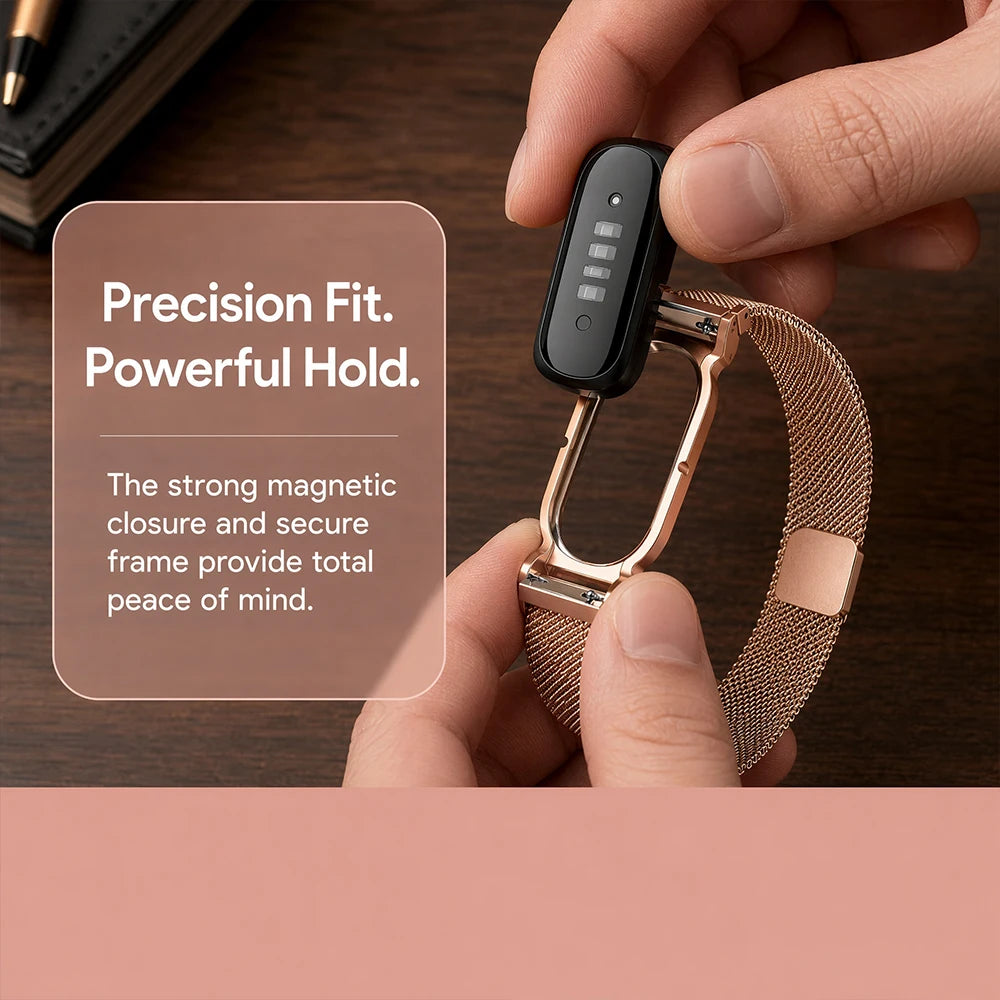 Magnetic Milanese Mesh Band for Google Fitbit Air
