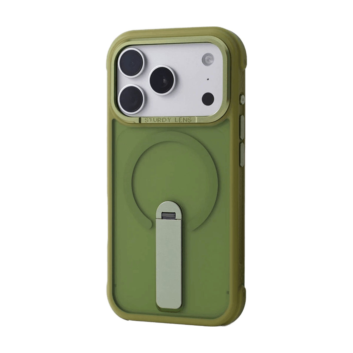 Shockproof Case with Integrated Ring Grip Kickstand for iPhone 18 Series